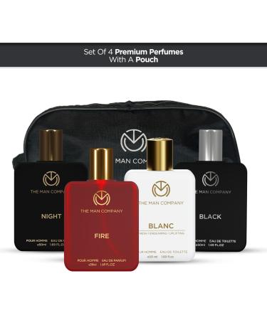 The Man Company Perfume Gift Set for Men 4 * 50ml- A Gentleman's Choice | Premium Long-Lasting EDP & EDT For Men | For Party Outing Office & Date - Buy Online on GoSupps.com