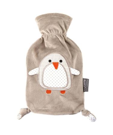 Fashion Pia 35720.4 Heat bottle/children's heat bottle penguin Thermoplasted heat bottle with cuddly soft fleece from 100% polyester robust and durable 0.8 liters - Buy Online on GoSupps.com