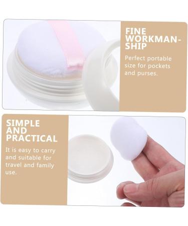 WOONEKY 1 Set Powder Box Powder Puffs Makeup Containers Powder Case Face Powder Makeup Loose Flour Container - Buy Online on GoSupps.com