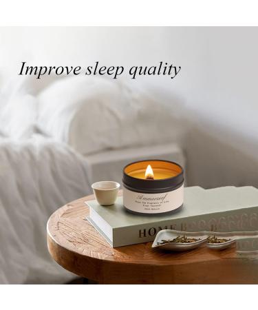 Sandalwood Meditation Candle - Natural Soy Wax Wooden Wick | Aromatherapy Spa & Yoga Candles for Women - Buy Online on GoSupps.com