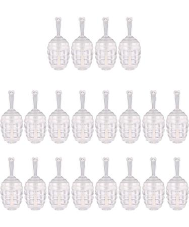 20 Pack Small Amber Honeycomb Lip Gloss Tubes Clear for Convenient Storage and Travel Use Clear - Buy Online on GoSupps.com