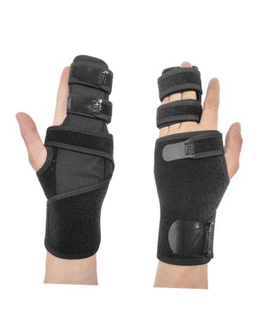 MAGICLULU Hand Splint for Sprain Injuries - Adjustable Finger & Palm Support Stabilizer - Protective Nylon Strap for Sports Recovery - Buy Online on GoSupps.com