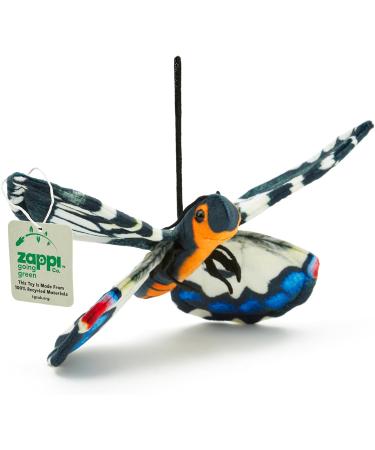 Zappi Co 100% Recycled Plush Swallowtail Butterfly Toy (28.5cm) - Eco-Friendly Stuffed Animal for Newborns - Buy Online on GoSupps.com