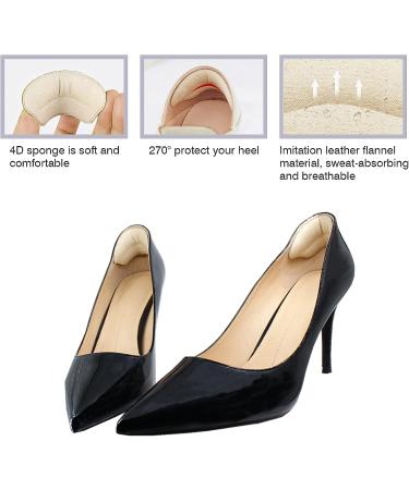 COPPATAOPP Women's Self-Adhesive Heel Pads - 2 Pairs for Improved Comfort & Fit | Heel Inserts for Women's Shoes Too Big | Prevent Pain & Blisters - Buy Online on GoSupps.com