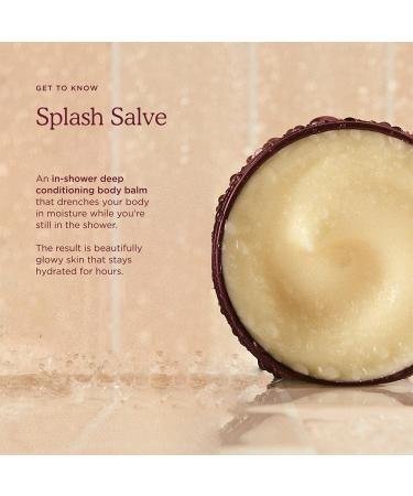 HANNI Splash Salve Body Mask, In-Shower Moisturizer with Coconut, Jojoba, Shea Butter & Glycerin, Deep Conditioning for All Skin Types, 250 mL / 8.8 oz Sparkling Palmarosa (Original) - Buy Online on GoSupps.com