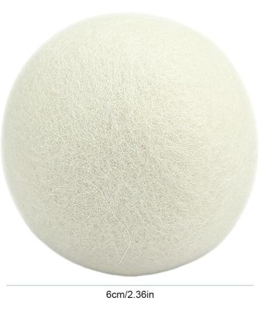 Shakven Laundry Wool Dryer Balls Round Fabric Softener Balls | Laundry Room Supplies Household Gadgets Natural Fabric Softener Balls Dry Cleaning Kit for Dryer - Buy Online on GoSupps.com