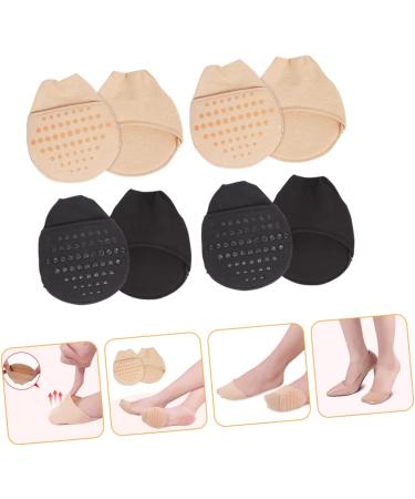 FRCOLOR 8 Pairs Forefoot Socks Toe Tip Socks for Women Boots for Women with Heel High Heel Sandals for Women Toe Topper Socks Half Toe Socks High Heel Sponge Summer - Buy Online on GoSupps.com