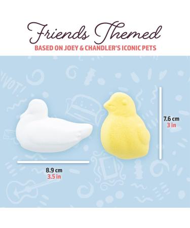 Friends TV Show Chick and Duck Bath Fizzers - 2 Tropical Bath Bombs | Officially Licensed Merchandise for Relaxing Soaks - Buy Online on GoSupps.com