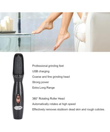 Powerful Electric Foot Callus Remover 360 Rotating Dead Skin Removal Pedicure Tool with 2 Roller Heads for Smoother Feet Ergonomic Design for Home Pedicures (3) - Buy Online on GoSupps.com