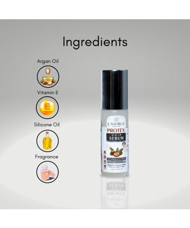 Nutri Hair Protex Hair Serum - Argan Oil Vitamin E & Silicon Oil for Strong Smooth Hair - 50ML - Global Shipping Available - Buy Online on GoSupps.com