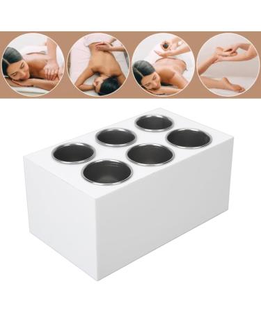 Essential Oil Heater & Lotion Bottle Warmer Fast Warming Adjustable 6 Compartments for 30-50 ml EU Connector - Buy Online on GoSupps.com