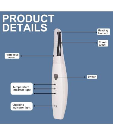 Xumann Eyelash Curler Heated Electric Lash Curlers 24 Hours Long Lasting Anti Scalding and Quick Heating - Buy Online on GoSupps.com