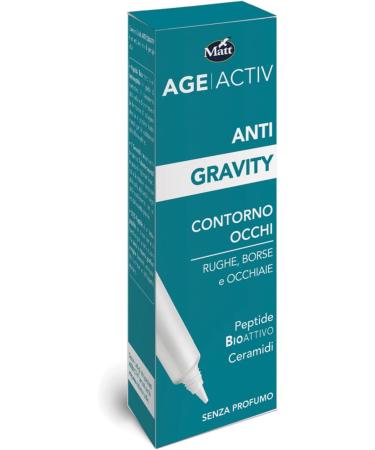 Matt AGEACTIV AntiGravity face cream for the eyes with bioactive peptides and 7 ceramides regenerates shapes and smoothes the skin suitable for sensitive skin fragrancefree 15 ml - Buy Online on GoSupps.com