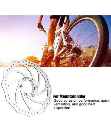 EVTSCAN 160mm Bike Brake Rotors with Threaded Hubs and Flange Adapter - 6 Bolts - Buy Online on GoSupps.com