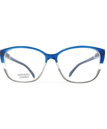 ULTIMA VINTAGE Ladies Reading Glasses - Presbyopia Relief for Tired Eyesight | VENICE VISION - Diopters 1 to 3.5 +3.00 Blue - International Shipping Available - Buy Online on GoSupps.com