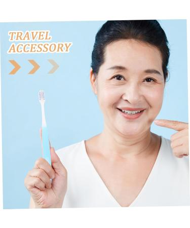 Minkissy 5-Piece Small Head Soft Toothbrush Set - Durable & Portable Toothbrushes for Braces - Ideal Household Oral Care - Buy Online on GoSupps.com