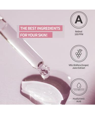 Face Retinol Serum 50ml - Boost Skin Elasticity Moisturize & Soothe Sensitive Skin with Natural Extracts & Peptides - Buy Online on GoSupps.com