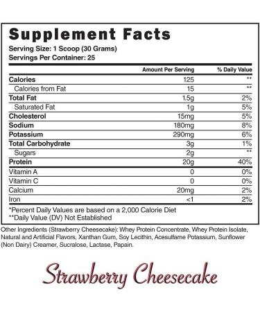 Steel Supplements Whey-Pro Strawberry Cheesecake Protein Powder | Muscle Gain & Recovery | Gluten Free | Non-GMO | 25 Servings - Buy Online on GoSupps.com
