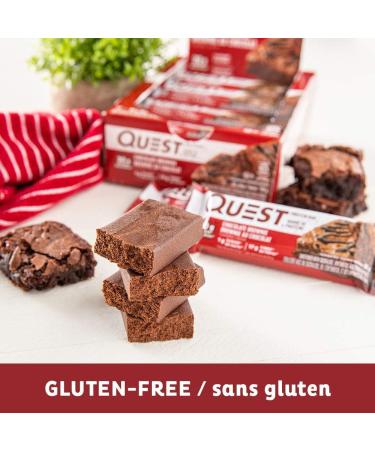  Quest Quest Nutrition Chocolate Brownie Bar 12 per Box 1 Unit - Buy Online on GoSupps.com