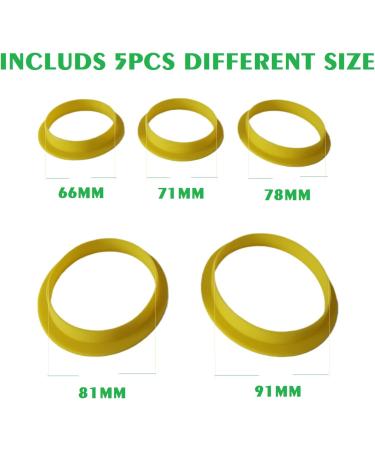 Silicone Tumbler Shields for Epoxy Resin Paint - 5 Pack - Buy Online on GoSupps.com