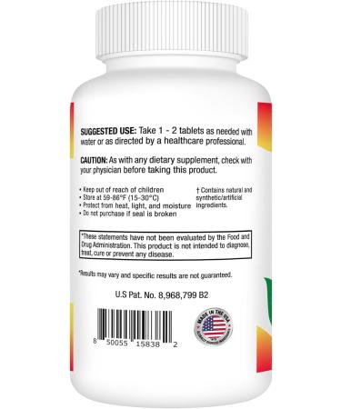 Time Release Caffeine & L-Tyrosine Energy Supplement - Boost Energy & Focus - 40 Tablets for Men & Women - Buy Online on GoSupps.com