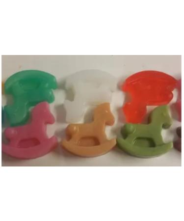 MINI 8x horses 2-3cm soaps fragrance free suitable for sensitive skin colours will vary