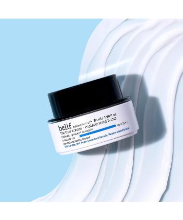 Belif The True Cream Moisturizing Bomb | Intensive 26-Hour Hydration Face Moisturizer | Soothing & Nourishing Cream with Panthenol, Comfrey Leaf & Oat Extract | 1.70 Fl Oz | For Dry & Sensitive Skin - Buy Online on GoSupps.com