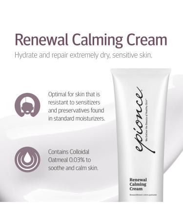 Buy Epionce Renewal Calming Cream - Moisturizer for Dry Skin Skin Barrier Repair with Ceramides & Oatmeal 2.5 oz - International Shipping Available - Buy Online on GoSupps.com