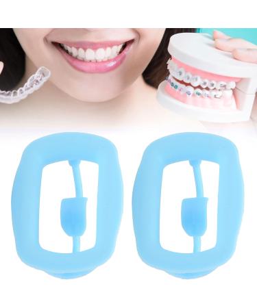Buy Reusable Silicone Cheek Holder Set - 2 Portable Dental Mouth Retractors in Blue | Optagates & Lip Opener - Buy Online on GoSupps.com