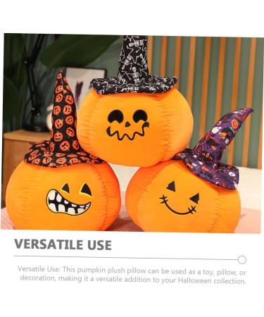 BESTonZON Pumpkin Pillow Pumpkin Throw Fluffy Pumpkin Cute Sofa Pumpkin Shaped Lovely Pumpkin Cute Plush Halloween Stuffed Pumpkin Decorations Elastic Fleece Child Cartoon As Shown 2 24X15X10CM - Buy Online on GoSupps.com