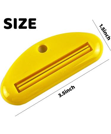 LOKiVE Toothpaste Tube Squeezer Dispenser - Set of 9 Plastic Squeezer Holders for Toothpaste, Facial Cleanser, Creams, and Paint - Buy Online on GoSupps.com