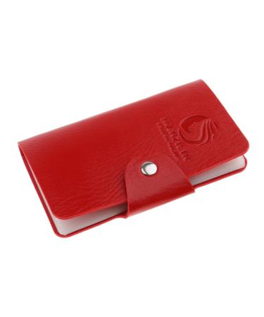 Inzopo 24 Compartments Nail Art Stencil Holder Red As Described Red