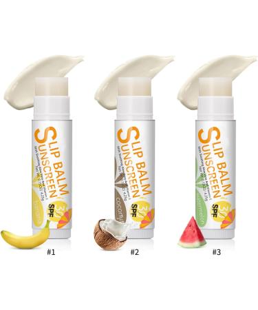Sunscreen Lip Balm SPF 30 UVAProtection Lips Watermelon Flavor Lipstick Banana Sun Care Colorless Moisture Sunscreen Lip Balm Lips Care Banana Sun Care Colorless Moisturizer Lipstick banana flavor - Buy Online on GoSupps.com