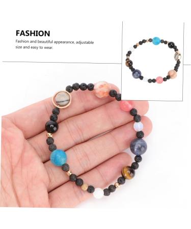COLLBATH 1pc Nine Planets Bracelet in Sandstone Planets Bead Charm Bracelet for Charms Charms Charm Bracelets Bracelet Wrist Universe Miss Natural Stone - Buy Online on GoSupps.com