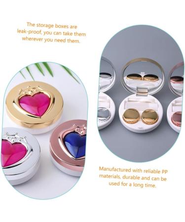 Buy Healvian 6 STK Contact Lens Container Set - Ceramic Case Tweezers & Toothbrush Holder | Practical & Stylish Storage for Glasses - Buy Online on GoSupps.com