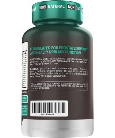 Herb Tonics Prostate Support Supplement for Men's Health - Saw Palmetto & Beta Sitosterol | 120 Capsules - Buy Online on GoSupps.com
