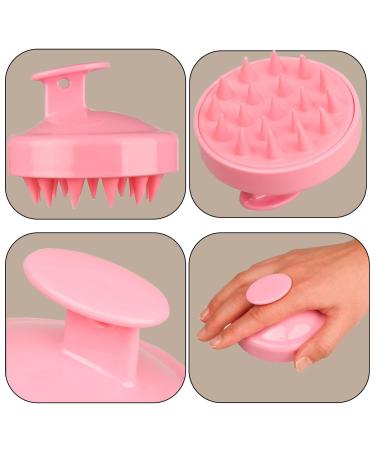 Meiyaxinwin Hair Dye Applicator Set - 2 Pink Bottles with Scalp Massager & Shampoo Brush for Home & Salon Use - Buy Online on GoSupps.com