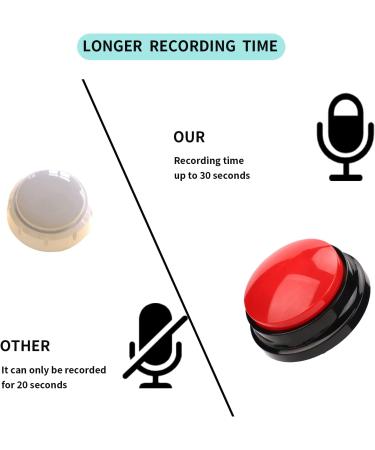 6 Pack Multicolored Language Recording Buttons - 30-Second Describable Pet Training & Creative Learning Gifts for Kids & Office Fun - Buy Online on GoSupps.com