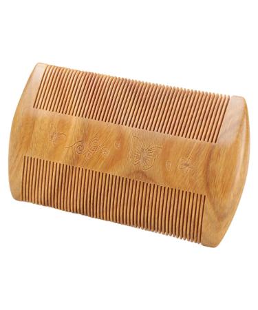 Beavorty 2-St Green Sandalwood Beard & Mustache Comb for Men - Pocket Size Wooden Grooming Brush - Buy Online on GoSupps.com