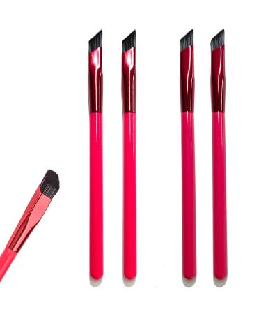 4 Pcs 4D Hair Stroke Brow Stamp Brush Realistic Eyebrow Brush for Drawing Brows Multi Function Square Eyebrow Hair Makeup Brush