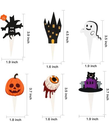 Homyplaza 150 PCS Halloween Cupcake Liners & Toppers - Disposable Baking Cups for Party Decoration | Standard Paper Muffin Liners - Halloween Party Supplies - Buy Online on GoSupps.com