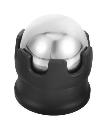 Tovinanna 2st massage ball body relaxing manual roller massager hockey puck foot massage gauge muscle creation relaxation ball Cold roller roller face tool metal massage globe