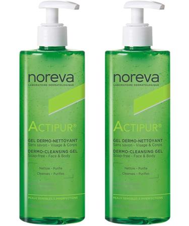Noreva Actipur Dermo-Cleansing Gel Pack of 2 x 400 ml - Buy Online on GoSupps.com