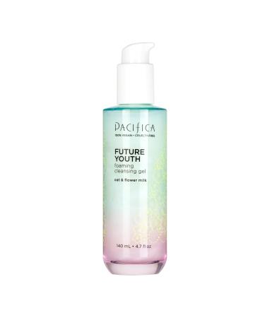 Pacifica Beauty Future Youth Foaming Cleansing Gel Gentle Face Wash Facial Cleanser For All Skin Types Ectoin Alcohol-Free Dermatologist Tested Makeup Melting Cleanser Vegan
