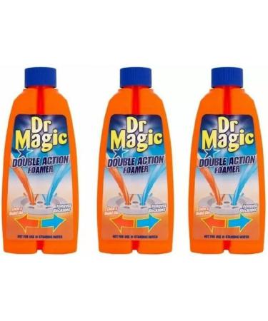 Fab Int Products Dr Magic Double Action Foamer 500ml Clears Blockages Drain Kitchen Bathroom - Buy Online on GoSupps.com