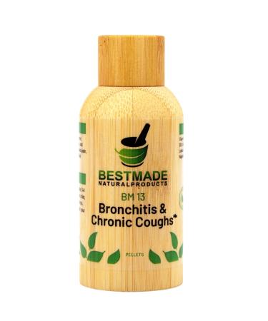 Bestmade Natural Products Cough Relief BM13 -Homeopathic Remedy for Acute & Chronic Cough Whooping Cough Chest Discomfort Non-Drowsy Safe for All Ages 140 Pellets