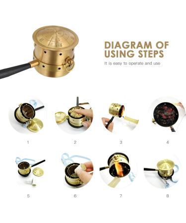 LALAFINA Moxibustion Box Set - Pure Copper Moxa Tank & Stab Burner | 16x6cm Chinese Cupping Cupboard - Buy Online on GoSupps.com