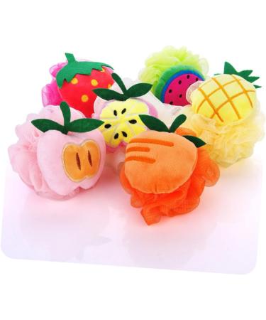 Angoily 8 Pcs Bath Ball Mesh Sponge Pouf - Premium Shower Balls for Luxurious Bathing | Buy Internationally - Buy Online on GoSupps.com