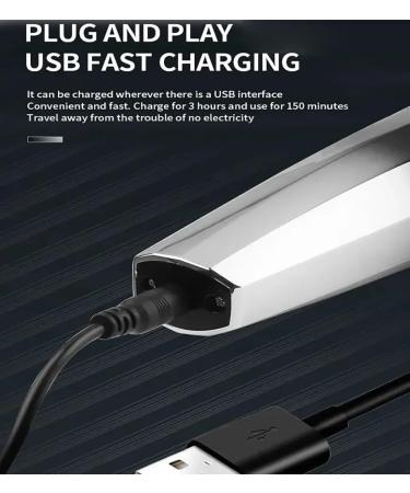 Professional Hair Clippers with LCD Display | USB Rechargeable Hairdresser Scissors & Oil Sculpture Tool for Precision Cutting - Buy Online on GoSupps.com