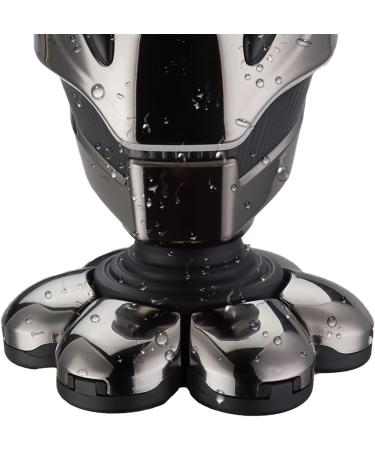 Eurobuy 5 in 1 Head Shaver Kit for Bald Men 7D Floating Electric Razor Cordless Hair Clippers Rechargeable Waterproof Bald Head Grooming Kit - Buy Online on GoSupps.com